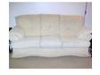 3 Seater Sofa & Chair - Cream Fabric - Modern Design....